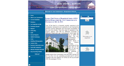 Desktop Screenshot of lawcommissionbangladesh.org