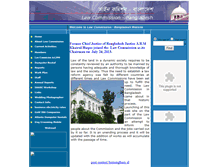 Tablet Screenshot of lawcommissionbangladesh.org